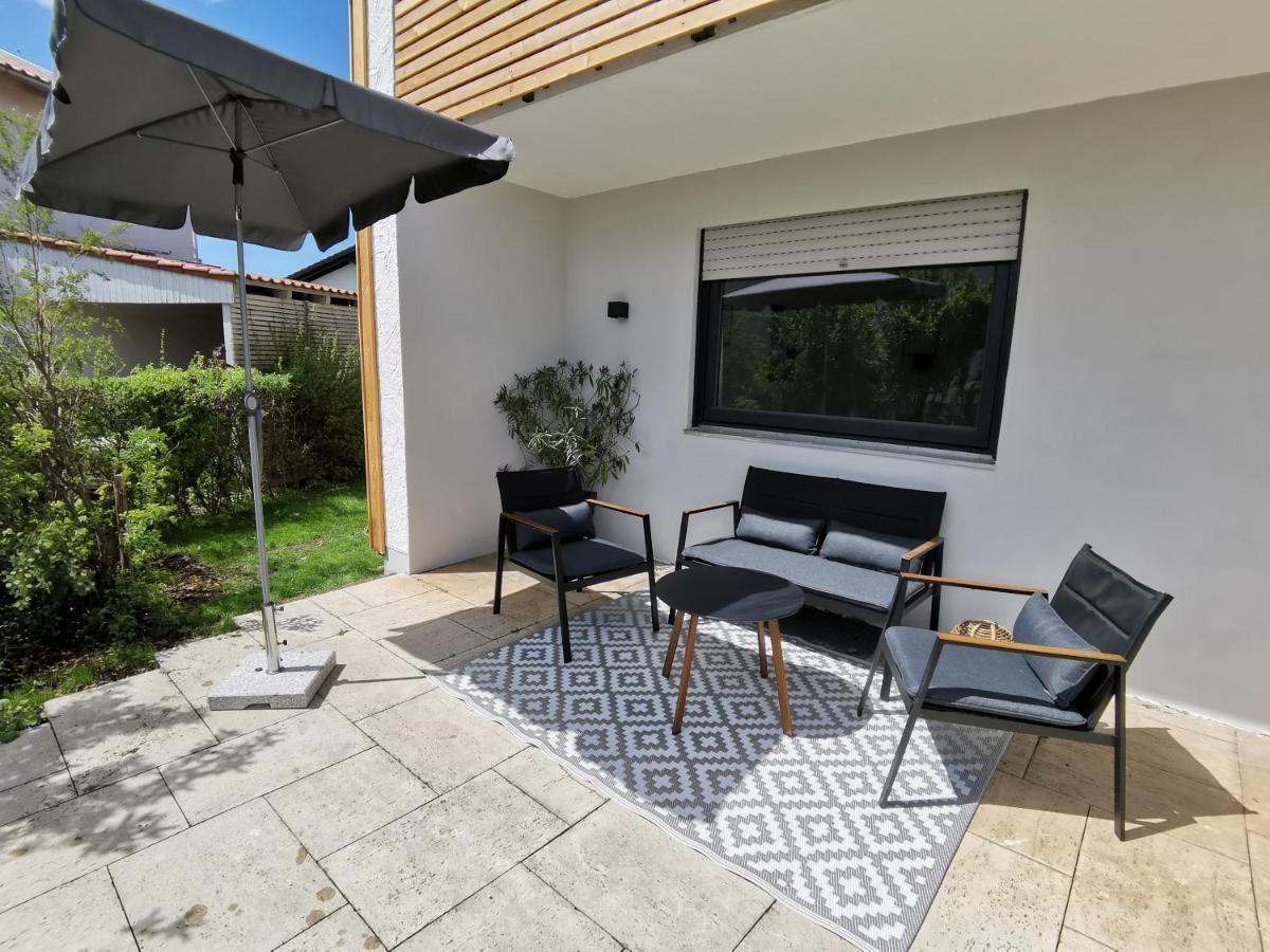 Moderne Ferienwohnungen Mit Designbad Petting Exterior photo